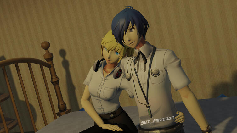 Aigis and Makoto
