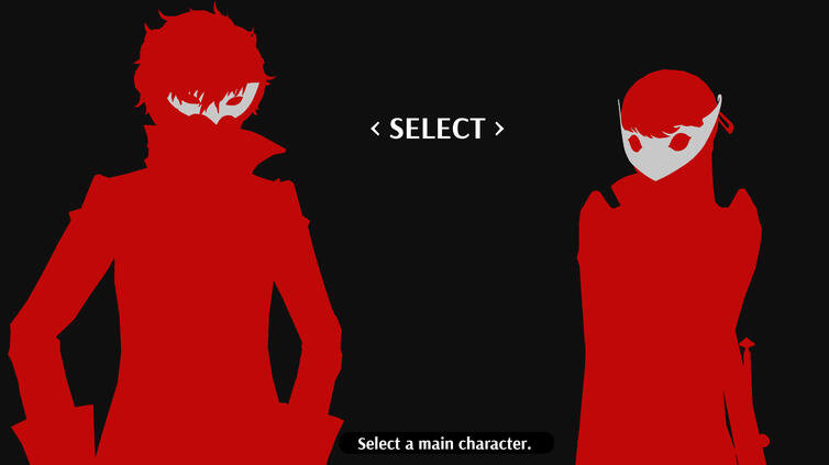 P5R Protagonist Select Concept P5R Protagonist Select Concept